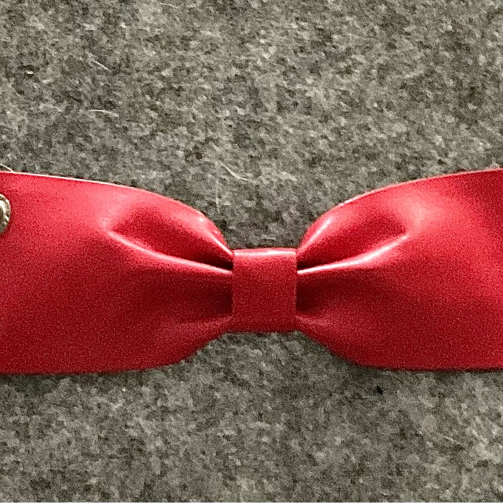 Red Bow Tie Wrap Bracelet